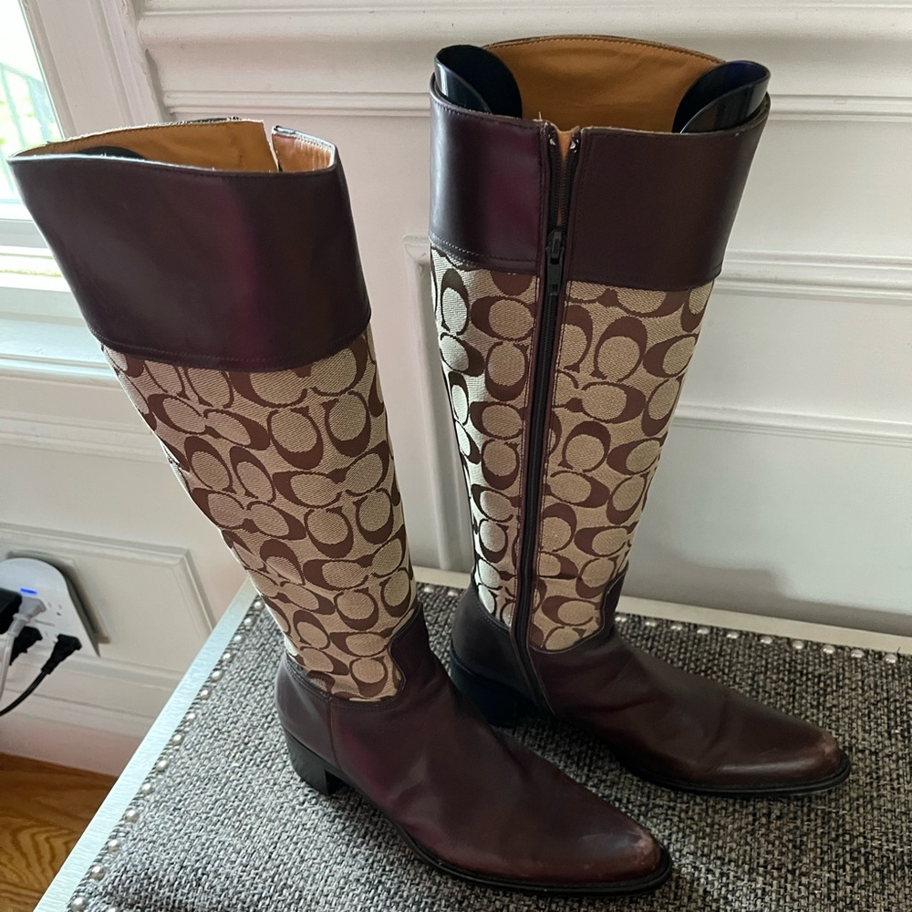 Coach riding boots great condition!!! Size 6.5